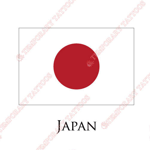 Japan flag Customize Temporary Tattoos Stickers NO.1902
